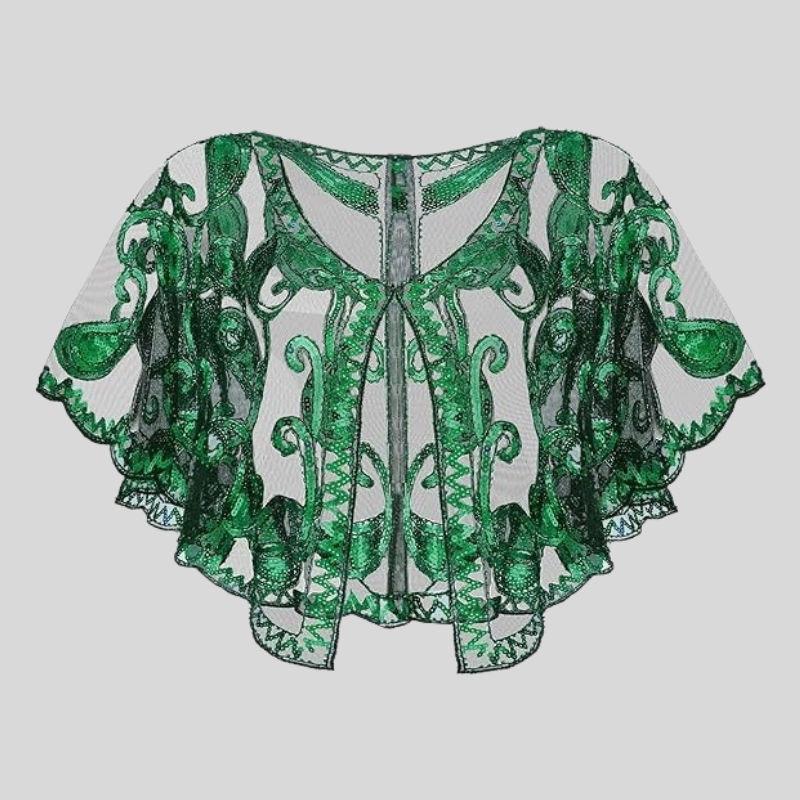 New arrival1920s European and American retro sequined beaded shawl women's dress small vest versatile small coat