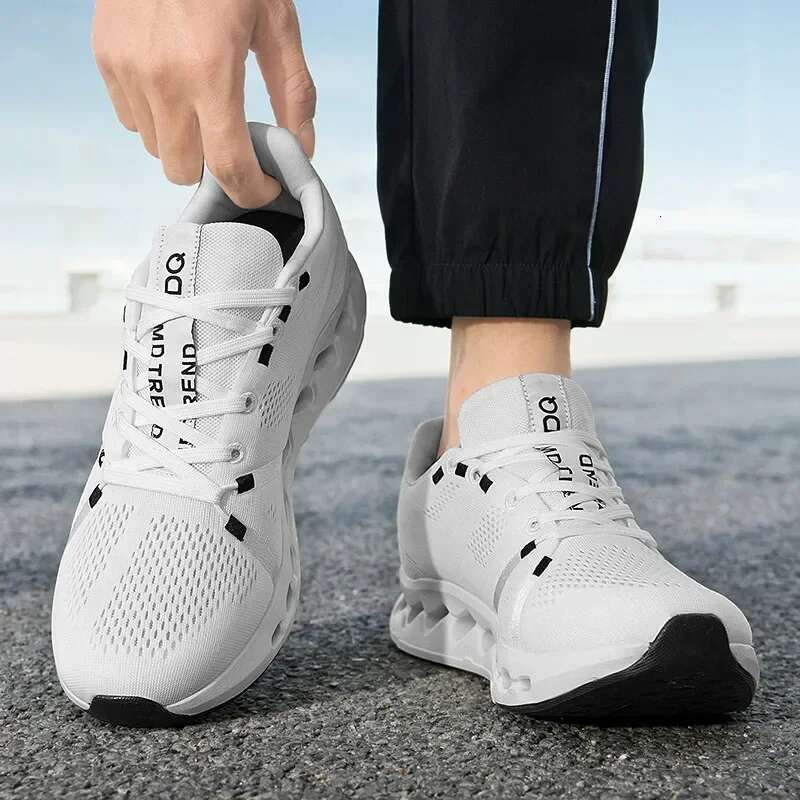 Men's Breathable Fashion Casual Running Sneakers - Lightweight, Non-Slip Elastic Sports hot Shoes for Men