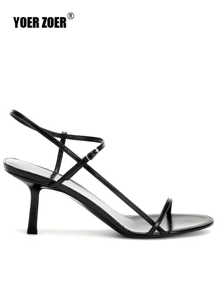 Wens hot Kitten belt Thin French Pumps Sandals fairy style summer new High heel Fashion sexy Style 2024 Z250301