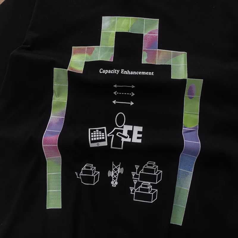 Men's T-Shirts Heavy Fabric Cotton Black CAVEMPT T-Shirt Men Women 1 1 Tags Casual Fashion Tee Tops Oversized CAV EMPT C.E T Shirt Inside Tag J25