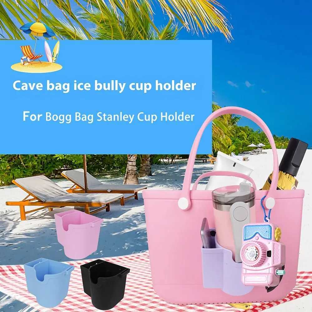Sil Storage Pouch Cloth Soft Waterproof Phe Holder Phe Storage Organizer Water Cup Holder for Bogg Bag Y250228