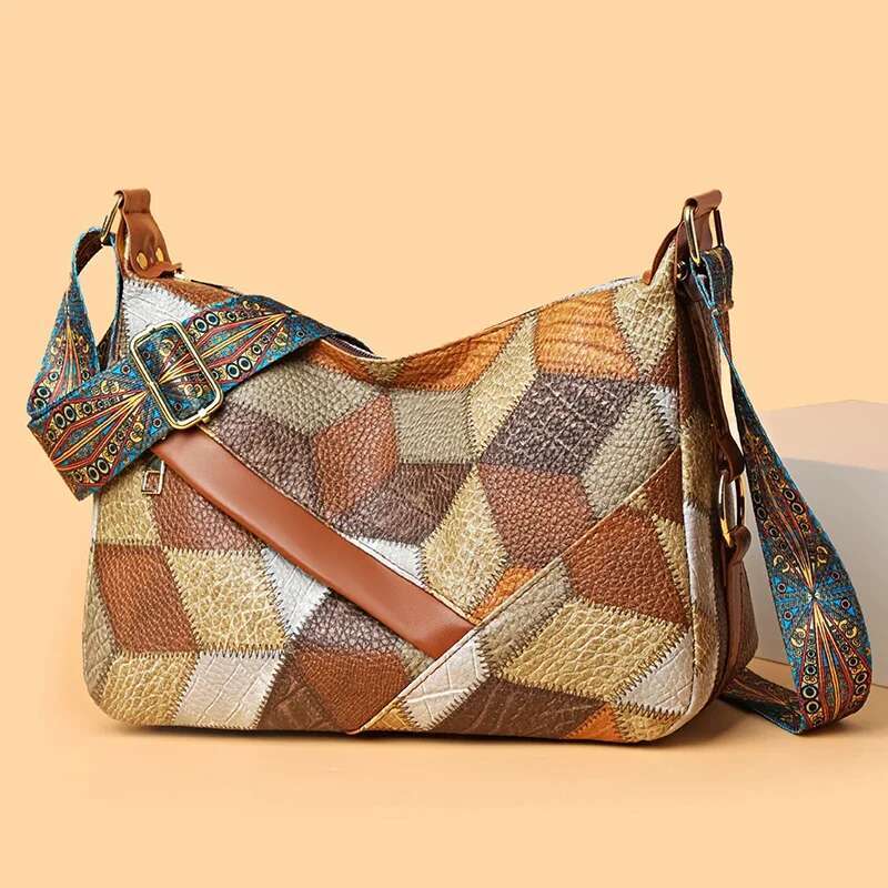 2024 Women Soft PU Leather Purse Quality Female Messenger Bag Designer Large Capacity Handbag Ladies Shoulder Packs