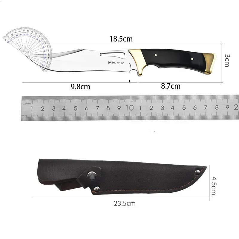Outdoor high hardness cutting blade EDC convenient fixed sharp connecting onsite survival tool 250221