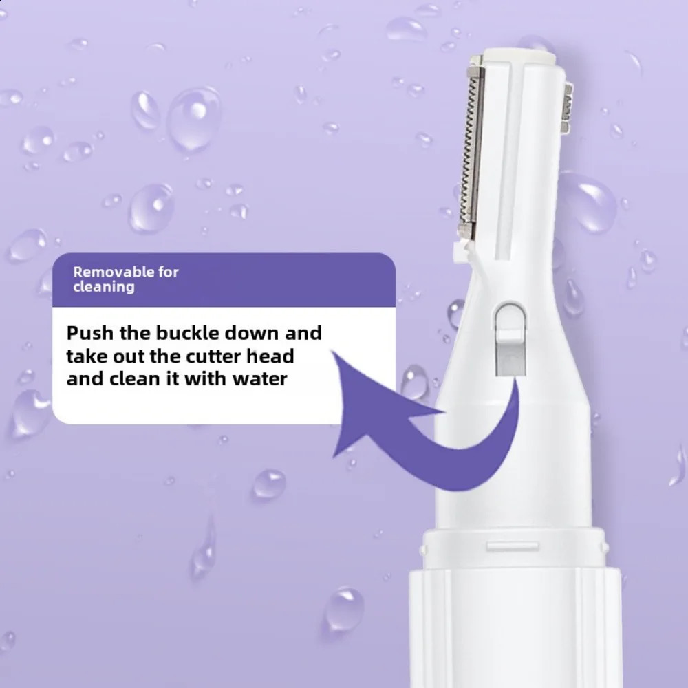 Electric eyebrow trimmer for women rechargeable mini private eyebrow trimmer shaving tool for beginners 250224