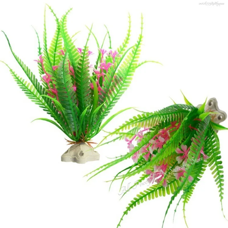 1pcs 20cm Plastic Aquarium Plants Fish Tank Decorations Artificial Seaweed Water grass Underwater Plants For Aquarium Ornament