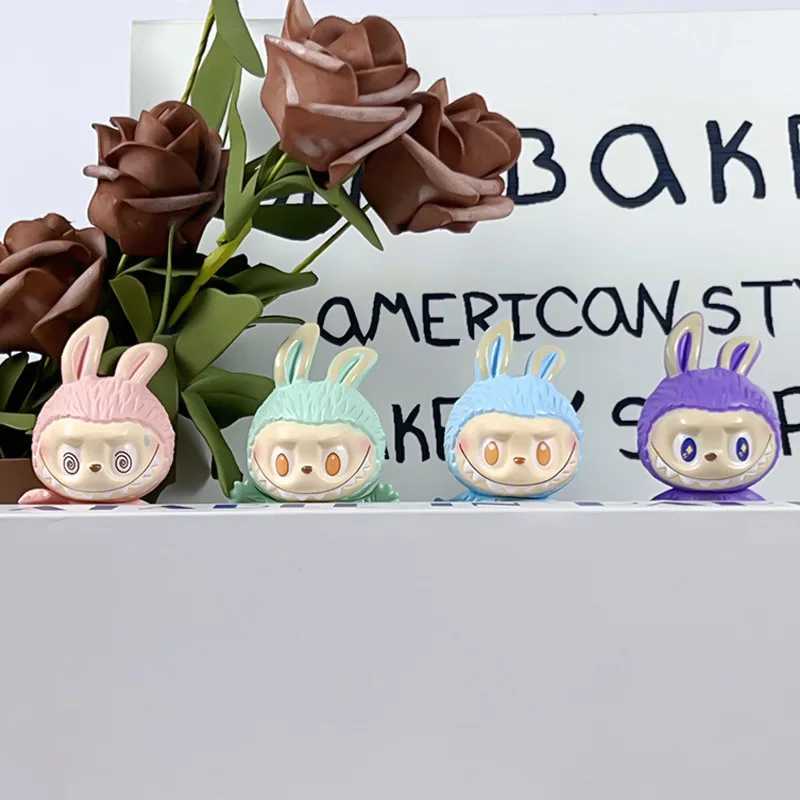 Cute Labubu Hippers Blind Box Figure Anime Figurine Cute Dolls Collection Toys Ornaments Decor Children Birthday Christmas Gifts W250301