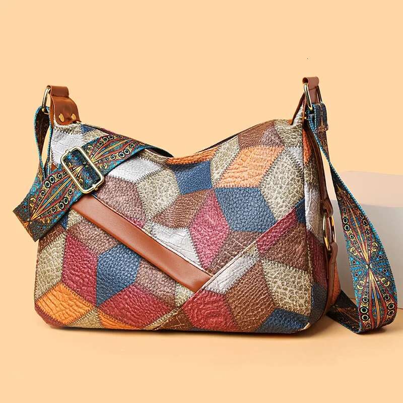 2024 Women Soft PU Leather Purse Quality Female Messenger Bag Designer Large Capacity Handbag Ladies Shoulder Packs