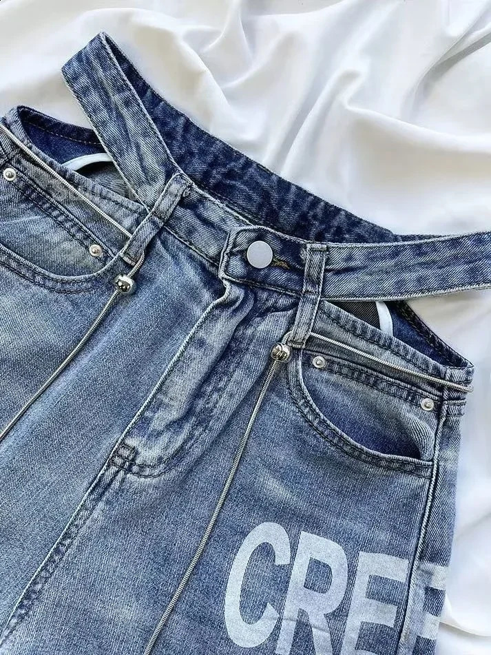 Ripped Jeans Women Female Clothing Vintage Jeans Woman High Waist Y2k Womens Pants Streetwear Denim Baggy Korean Fashion 250225