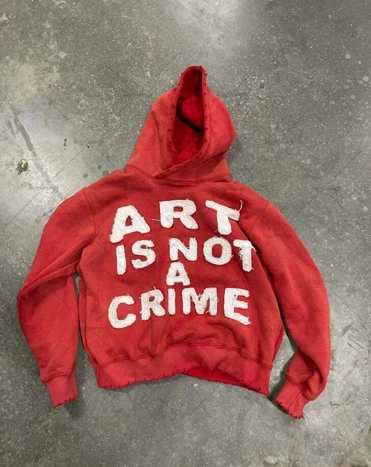 Fashion Letter Patch Show Loose Hoodie, Unisex Trendy Hoodie