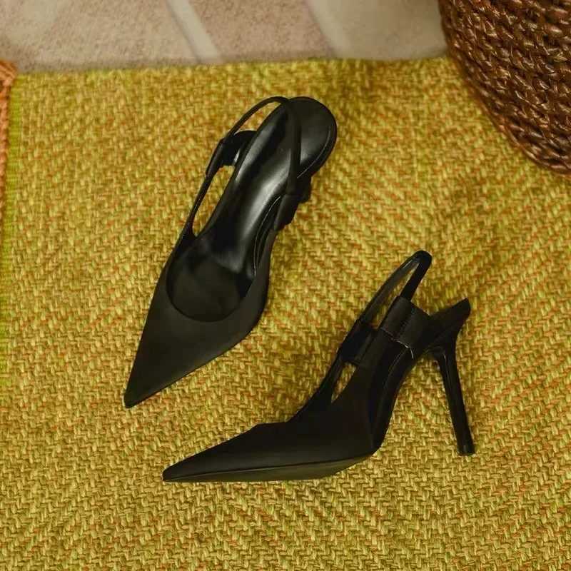 New Design Bra Strap Pointed Toe Thin High Heels Womens Elegant Pump Shoes Sandals 35-43 Y250301