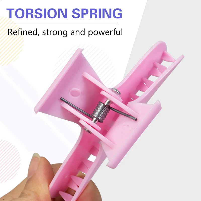 12PCS Colorful Hair Section Clips Hairdressing Seamless Clip Barber Fixed Professional Womens Braided Styling Accessories 250218