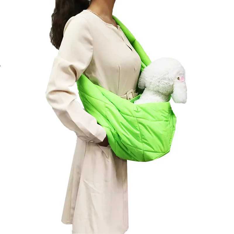 Suitable For All petsIns Crossbody Outdoor Portable Dog Winter Down Cat Bag 250205