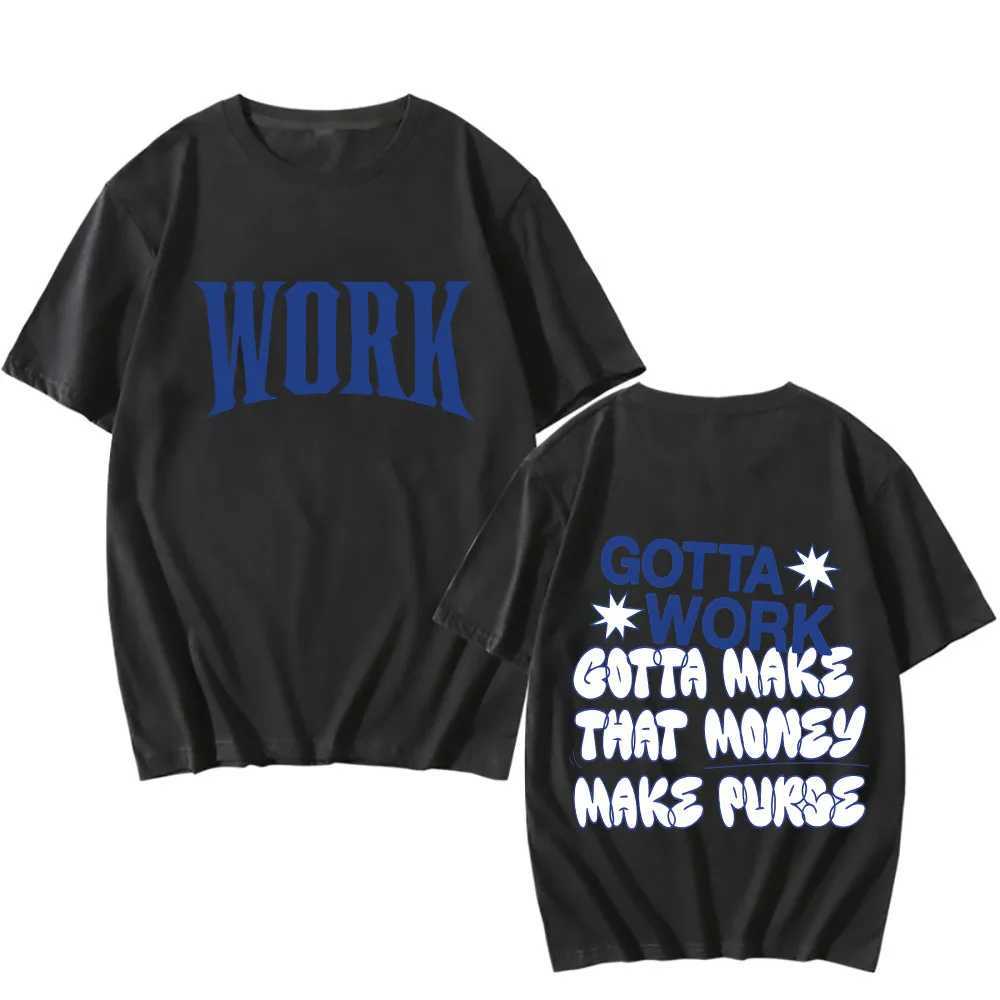 Work Album Graphic ATEEZ T Shirts Mens Womens Fashion Trend Hip Hop Clothes Casual Comfort Oversized Short Sleeve T-shirts J250515
