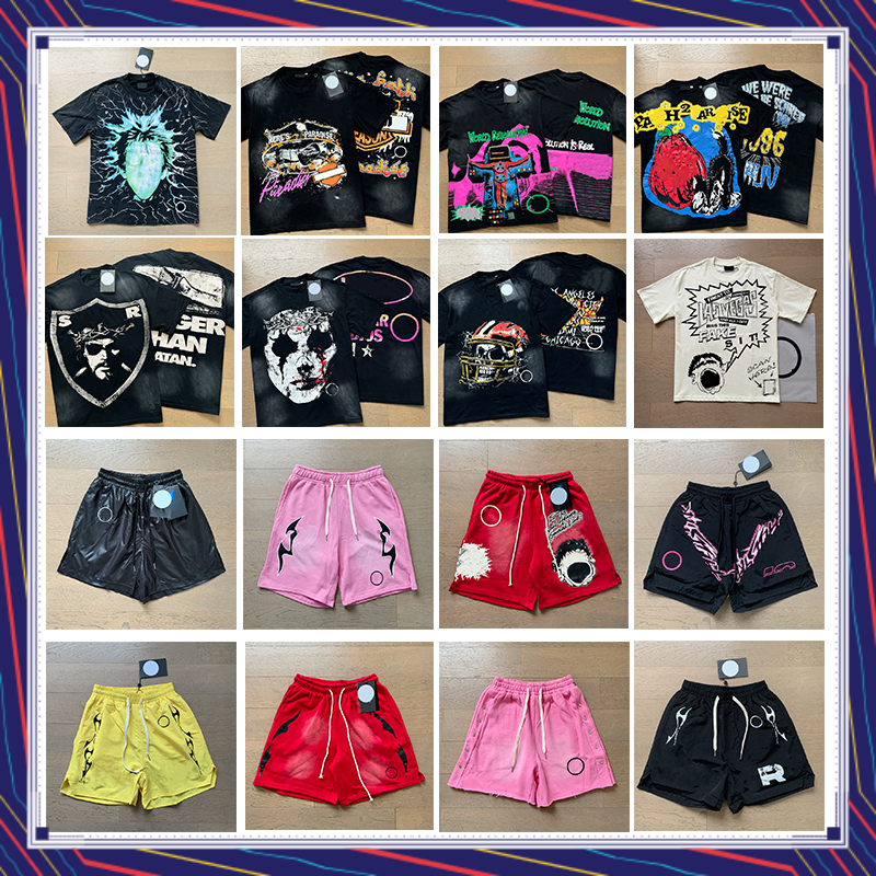 mens designer t shirt graphic tees for men womens hippie short sets Y2K vintage hoodies and pants streetwear washed classic men's clothing