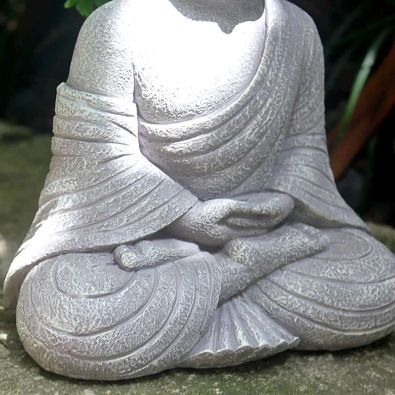 New Vintage Buddha Statue Indoor Outdoor Garden Zen Buddhism Figurine Sculpture Home Office Store Decor Ornament