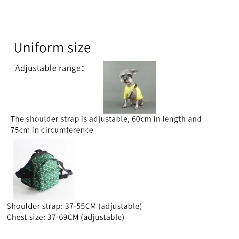 Designer Dog Backpack Pet Harnesses with Saddle Bag Dog Supplies Classic Letter Printing Leather Dog Bags Self Carrier Backpacks Adjustable Mesh