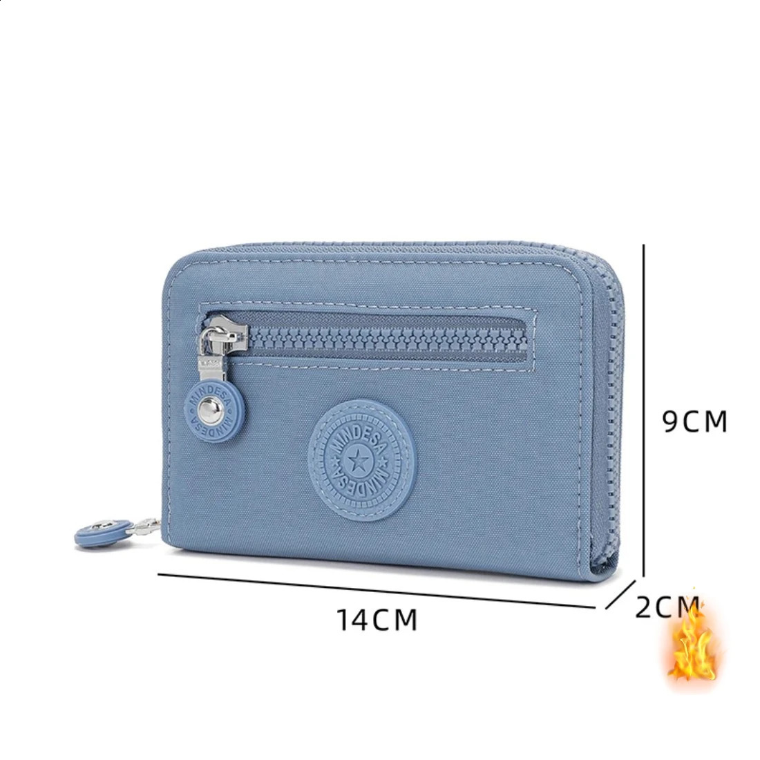 High quality portable nylon fashionable short wallet waterproof model 8170 250228