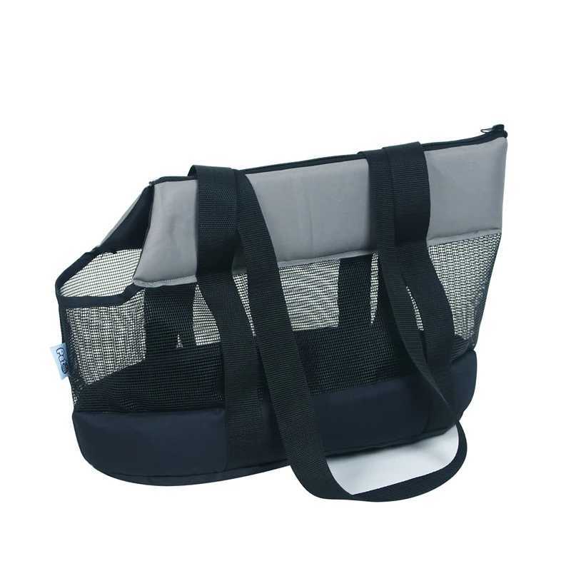 Breathable Small Pet Carrier Summer Pet Dog Carrier Portable Pet Carrier Shoulder Bag Black Cat Dog Carrier Bags For Small Dogs 250205