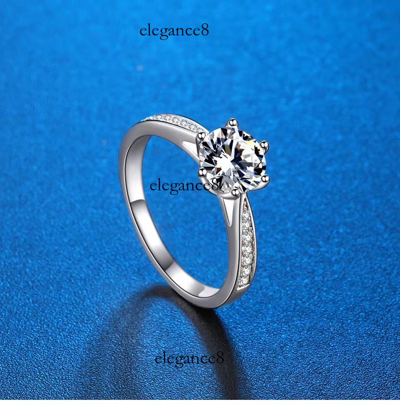 Sier Silica Zircon Party Fashion Wedding Ring Female Jewelry Gift