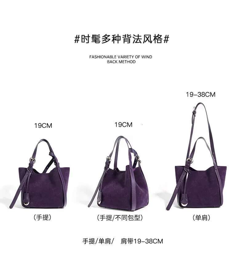 Genuine Leather Coffe Tote Large Capacity Vegetable Basket Bucket Bag Designer Shoulder Corssbody Bags For Women Red