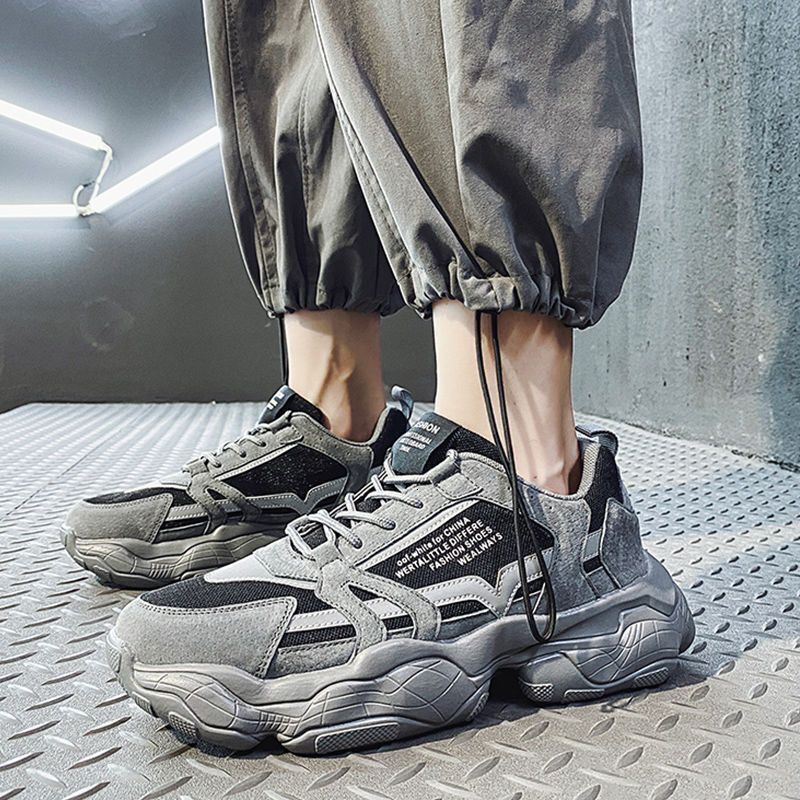 Men's 2025 Summer New Designer Breathable Mesh Men's Korean Edition Multi Functional Height Increasing Shoes Outdoor Sports And Leisure Dad 