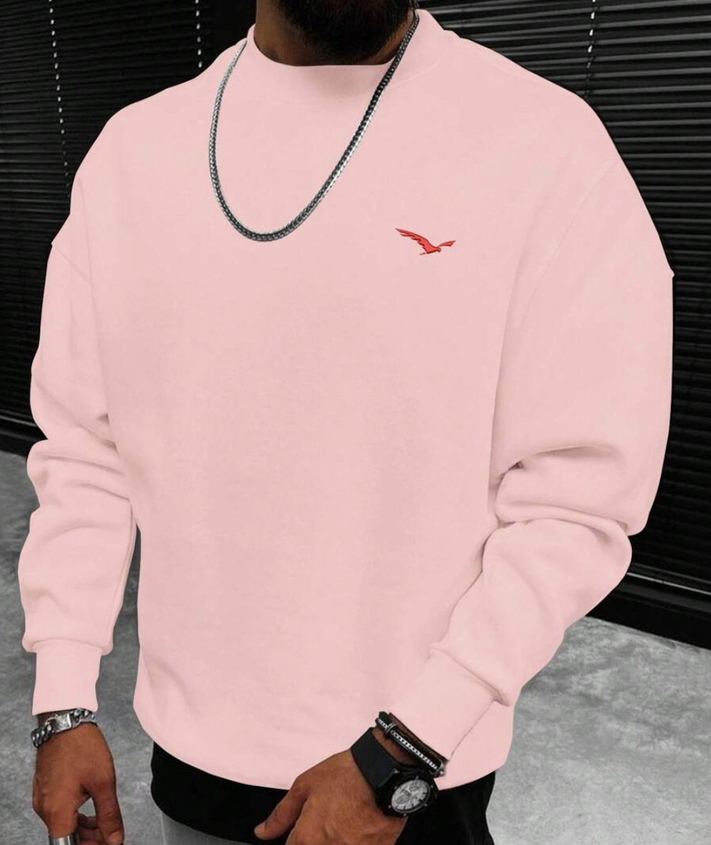 MM03013 European and American digital printing men's hooded sweatshirt round neck sweatshirt