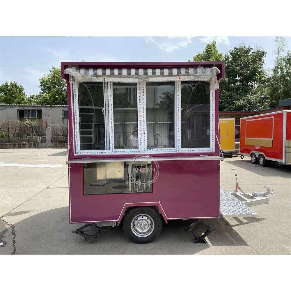 Concession Truck Van Coffee Shop Mobile Restaurant Snack Pizza Cart Ice Cream Hot Dog Kiosk Food Trailer Fully Equipped
