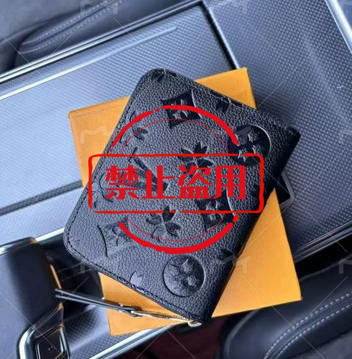 5A Genuine leather Wallet Women Men Animal Designer Short Wallet Leather wallets Purse Card Holders With box