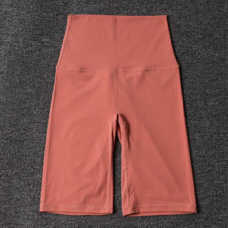 SOISOU Nylon Women's Gym Yoga Cycg Shorts High Waist Elastic Breathable No T E Fiess Womens Clothing 24 Colors
