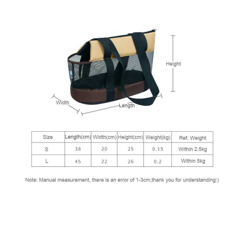 Breathable Small Pet Carrier Summer Pet Dog Carrier Portable Pet Carrier Shoulder Bag Black Cat Dog Carrier Bags For Small Dogs 250205