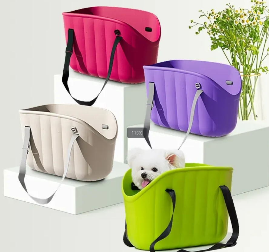 Puppy outing bag breathable pet single shoulder bag cage space capsule EVA portable British short cat pet supplies