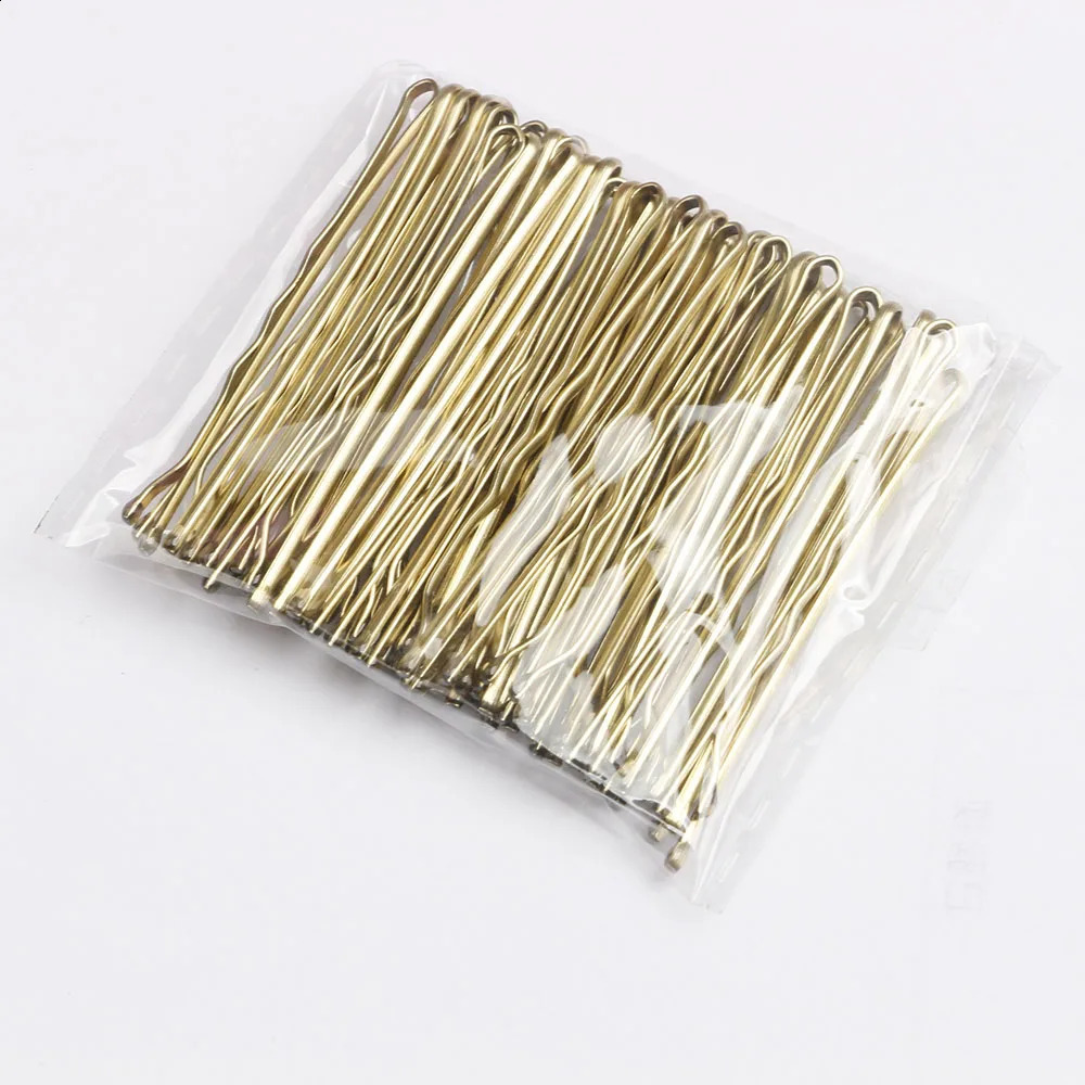 50 Pcs 4 Colors 5cm Hair Clip Lady Hairpins Curly Wavy Grips Hairstyle Hairpin Bobby Pins Styling Accessories 250218