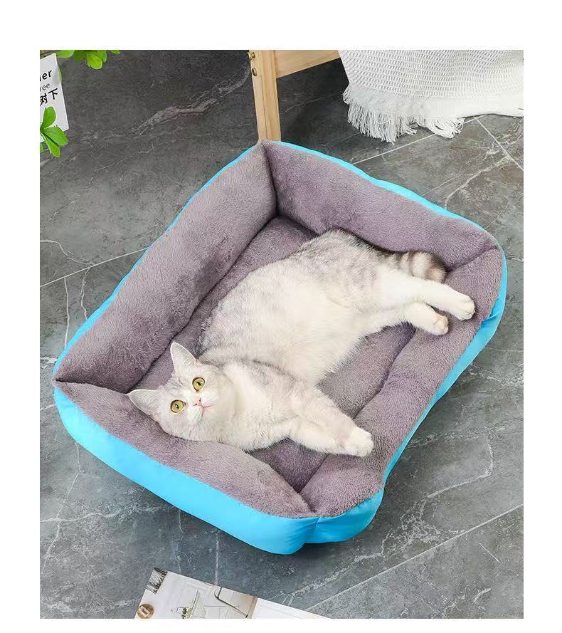 Net red dog Kennel Autumn/Winter Dog Cat Kennel Teddy dog kennel sleeping mat Medium large dog warm dog bed pet supplies