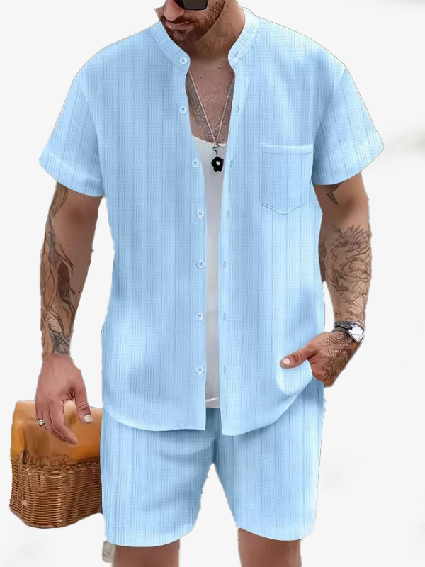 Mens Tracksuit Short Sleeve Shirt Jogging Track Suit Casual Sweat suit Tracksuits Jogger Suits Training High Quality Breathable Men Stripes Jogger Tro