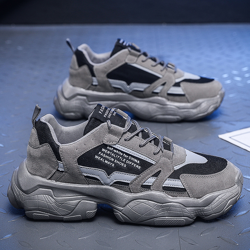 Men's 2025 Summer New Designer Breathable Mesh Men's Korean Edition Multi Functional Height Increasing Shoes Outdoor Sports And Leisure Dad 