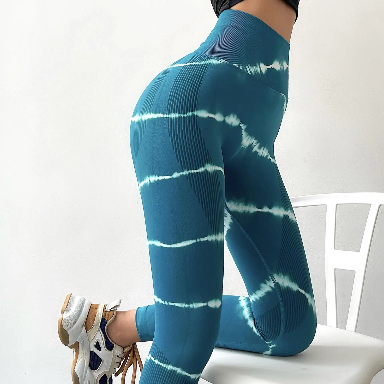 Women Leggings Washing Yoga pants Sexy Bubble Butt Push Up Fitness Legging High Waist Skinny Tight Women Gym Seamless Legging 250225