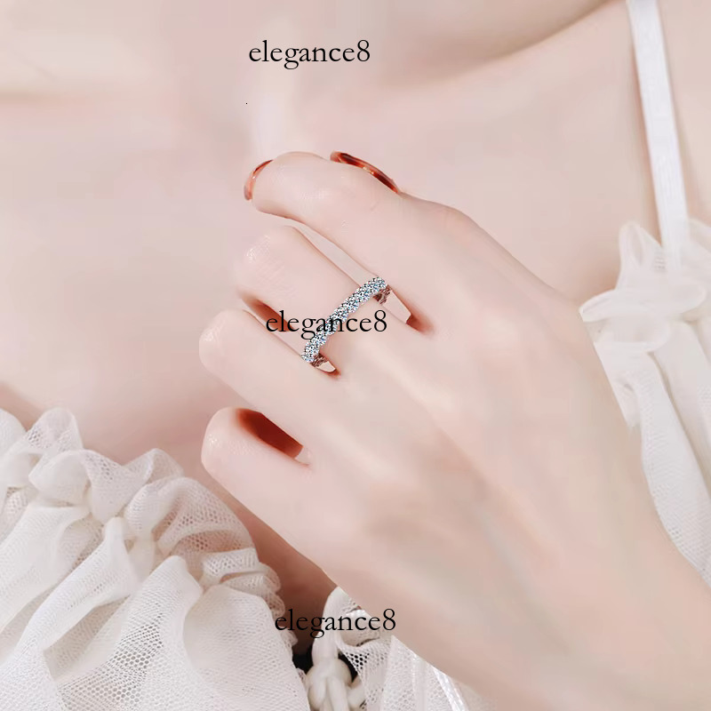 PT950 Women's Luxury Boutique with Sandstone, Elegant Elegance, Pure Silver Ring Belt