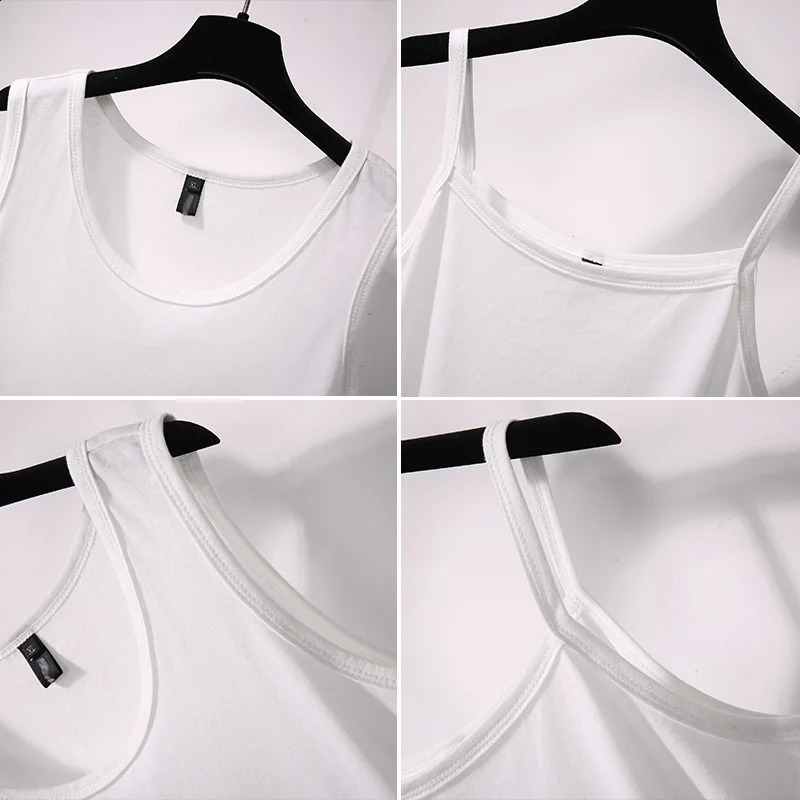 Plus size womens oversized tank top with a thick mm base and small suspender weighing 200 pounds womens clothing 2679 250224