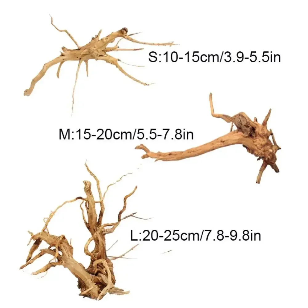 Natural Wood Tree Driftwood Branches Natural Shape Random Reptile Wood Branches DIY Big Size Irregular Turtle Tank Tree Root