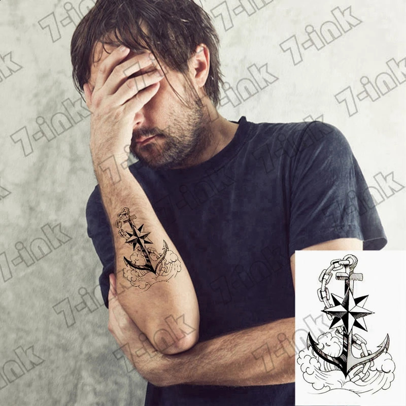 Waterproof Temporary Tattoo Sticker Cross Feather Shadows Flash For Men Women Kids 250219