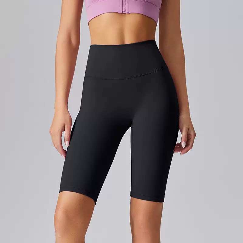 Women Yoga Jacket High Waist Flared Pants Leggings Shorts Suit Activewear Quick Dry Sports Workout Trousers Solid Zipper Design Gym Fitness Running Tr