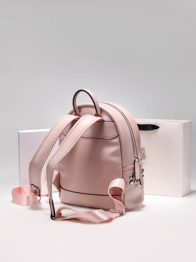 2025 Soft and Chic Backpack with Sweet and Unique Prints and Sturdy Rivets Perfect for Valentine's Day or Festivals