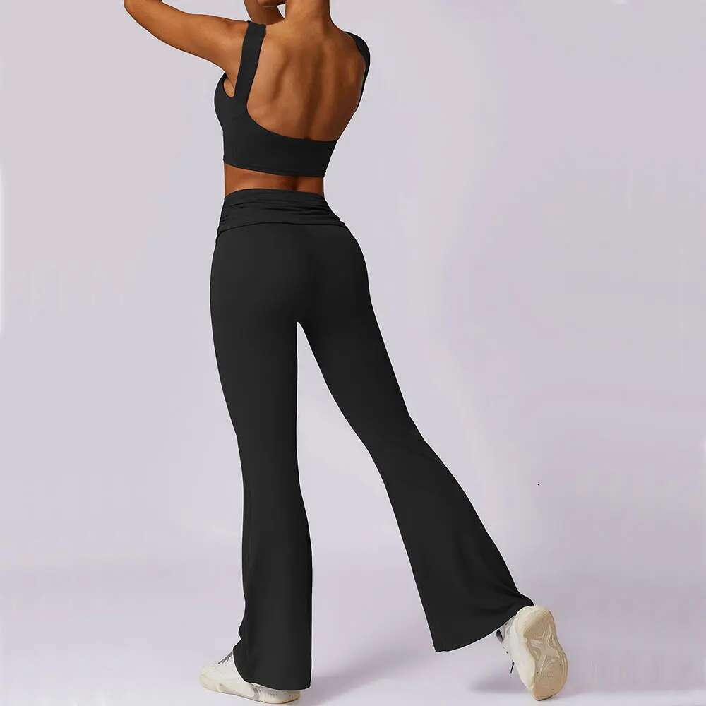 Yoga Clothing Sets Athletic Wear Women High Waist Leggings And Top Two Piece Set Gym Tracksuit Push Up Fiess Workout Outfits