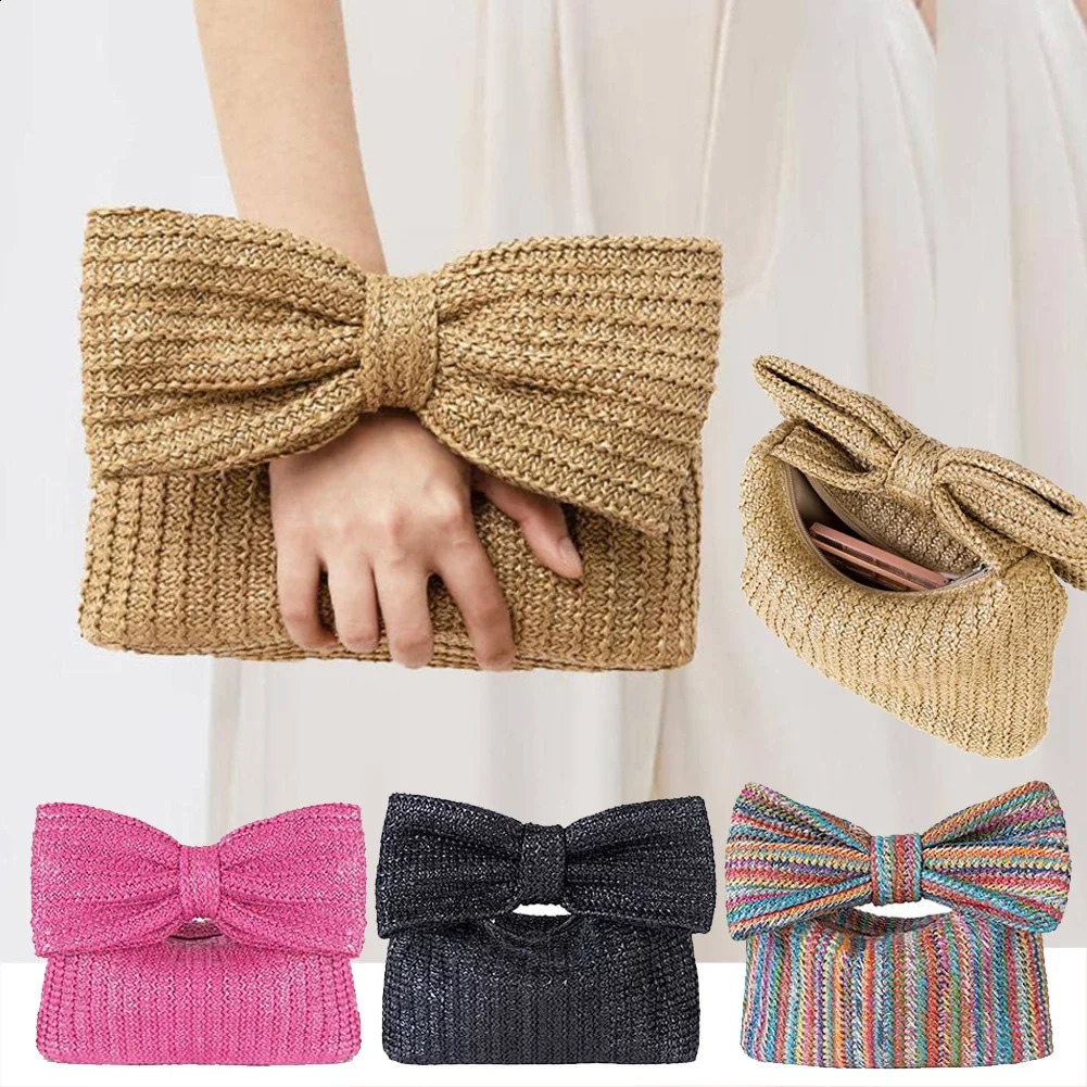 Womens turf womens handbag zipper with bow beach 250227Z