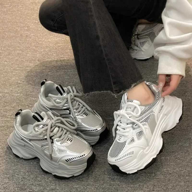 Wen Hot Platform Flat Trainers Ladies Sneakers Fashion Casual Thick Sole New Tennis Vcani Shoes Z250301
