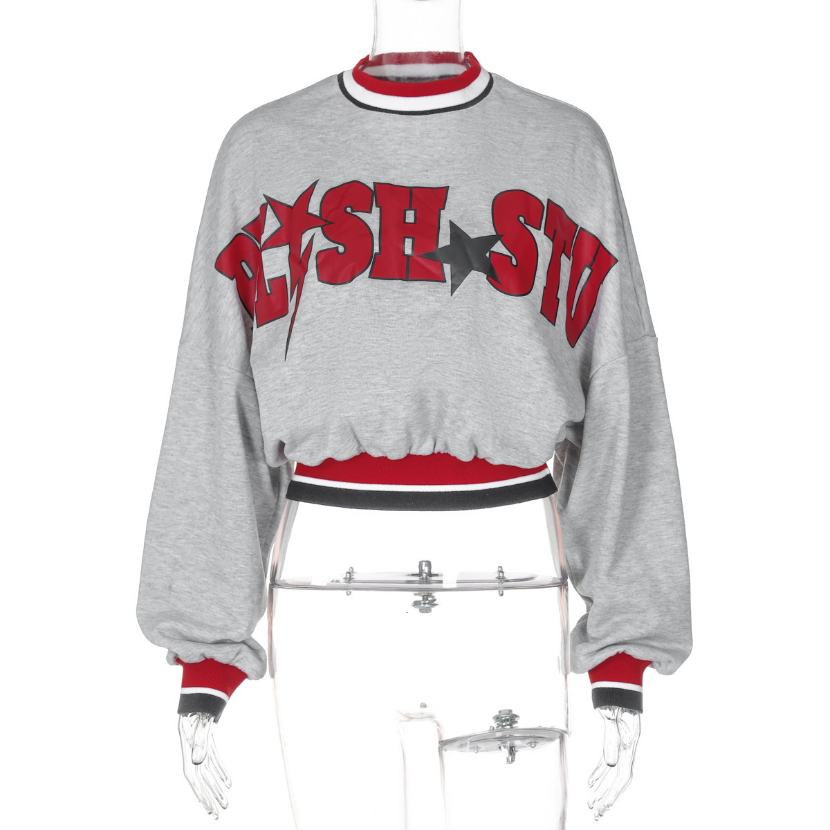 Hot Selling Women's Clothing New4 Autumn New Product Fashionable Street Loose Letter Printed Long Sleeved Pullover Jacket For Women