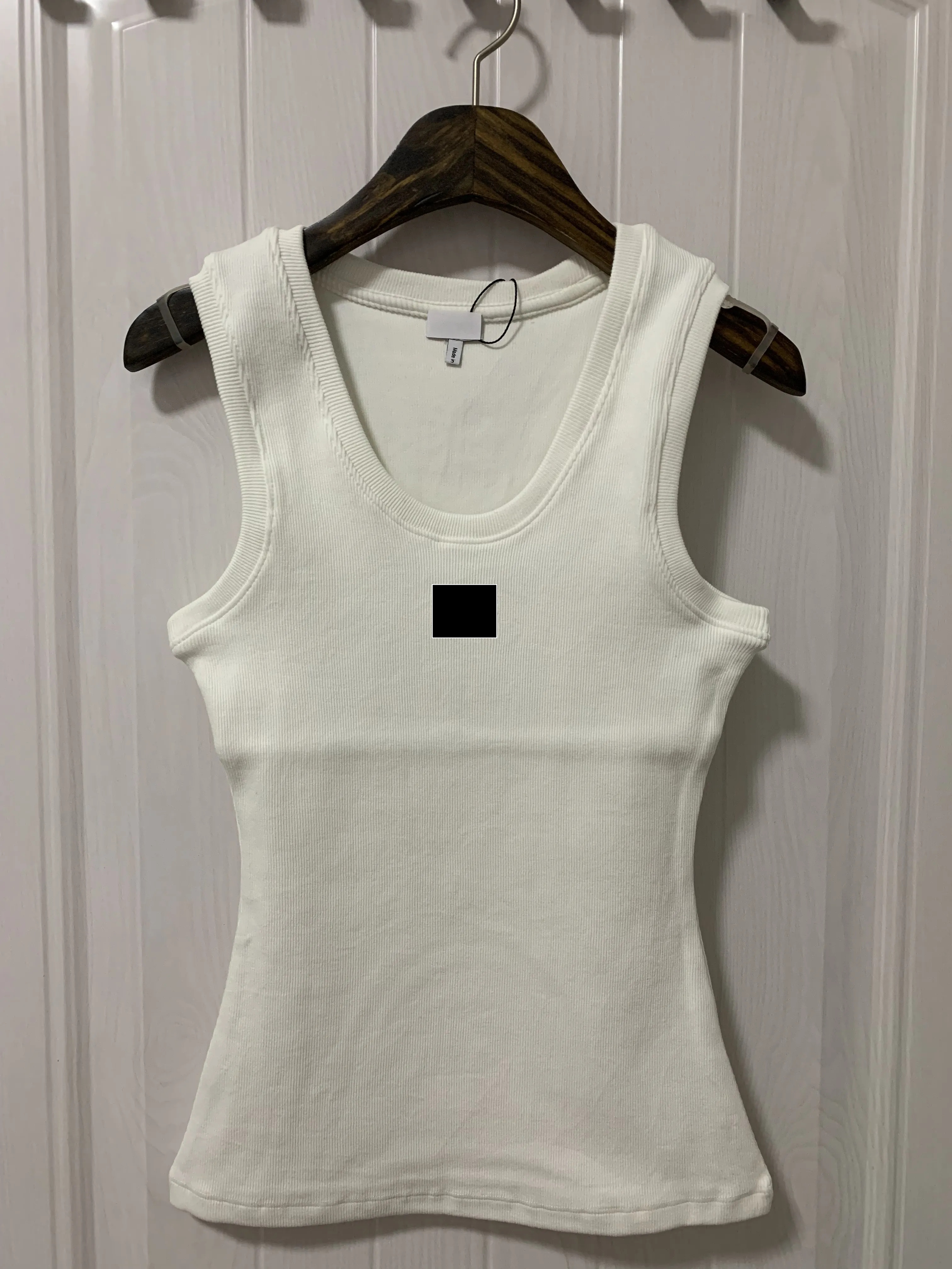 Designer Women's Embroidery Tank Tops T-Shirt cotton-blend Max tee Tank top Shorts Crop Crew Neck Sleeve Sports Shorts Ladies solid Elastic Femme Vintage Tshirts Tee