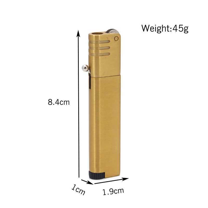 Jet Lighter Refillable Windproof Butane Gas Grinding wheel Flint Lighter Blue Flame Torch LighterT250301