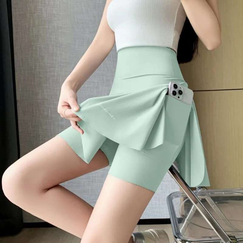 Breathable For Women Yoga Shorts Summer High Waist Security Pants Woman Sports Skirts Fiess Training Sportswear