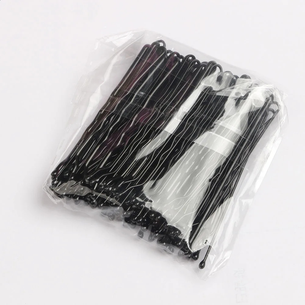 50 Pcs 4 Colors 5cm Hair Clip Lady Hairpins Curly Wavy Grips Hairstyle Hairpin Bobby Pins Styling Accessories 250218